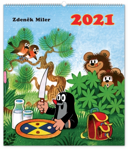 Nástěnný kalendář Krteček 2021