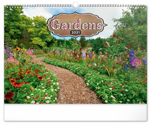 Nástěnný kalendář Zahrady 2021