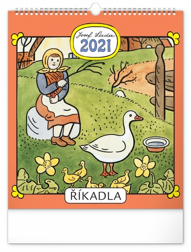 Nástěnný kalendář Josef Lada – Říkadla 2021