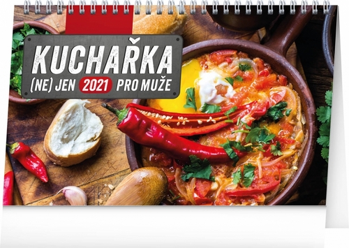 Stolní kalendář Kuchařka (ne)jen pro muže 2021
