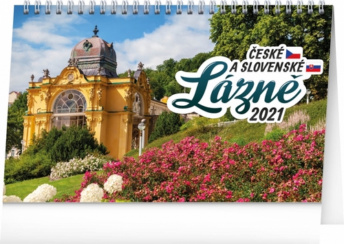 Stolní kalendář České a slovenské lázně 2021
