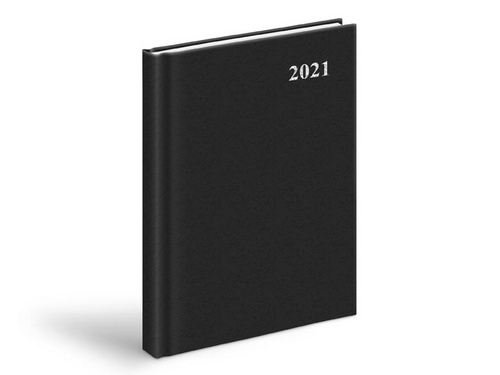 Diář 2021 D801 PVC Black