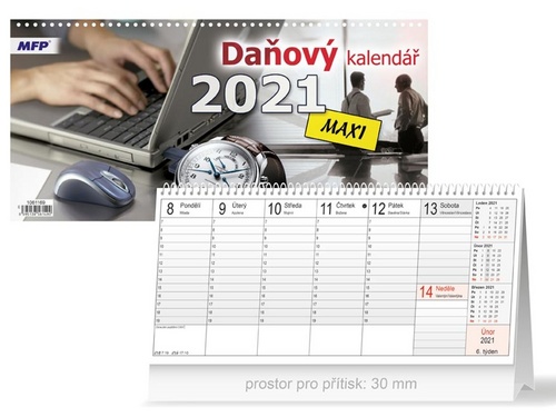 Daňový MAXI - stolní kalendář 2021