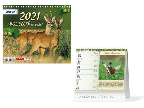 Mini Myslivecký - stolní kalendář 2021