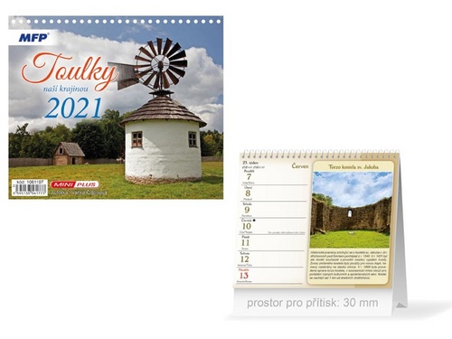 Mini Toulky naší krajinou - stolní kalendář 2021