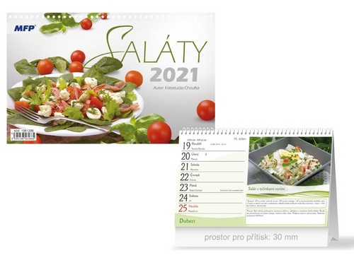 Saláty - stolní kalendář 2021