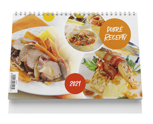 Stolní kalendář - Dobré recepty 2021