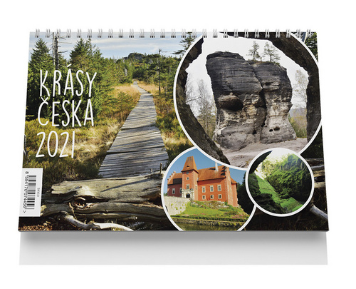 Stolní kalendář - Krásy Česka 2021