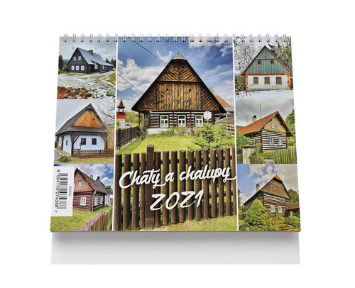 Stolní kalendář - Chaty a chalupy 2021