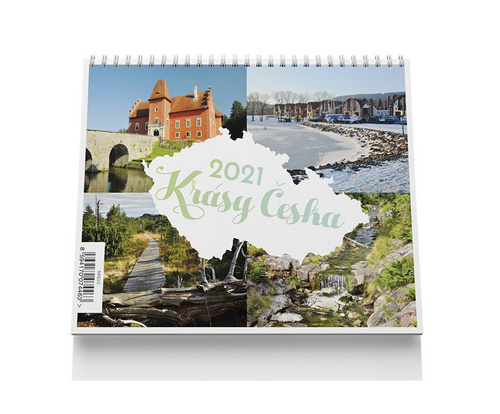 Stolní kalendář - Krásy Česka 2021