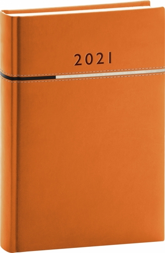 Denní diář Tomy 2021, oranžovočerný