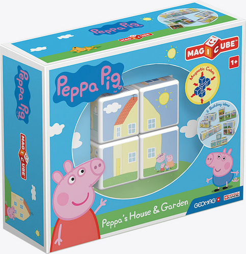 Stavebnice Peppa Pig Magicube Peppa´s House and Garden