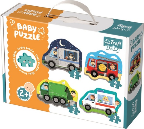 Baby puzzle Dopravní prostředky 4v1