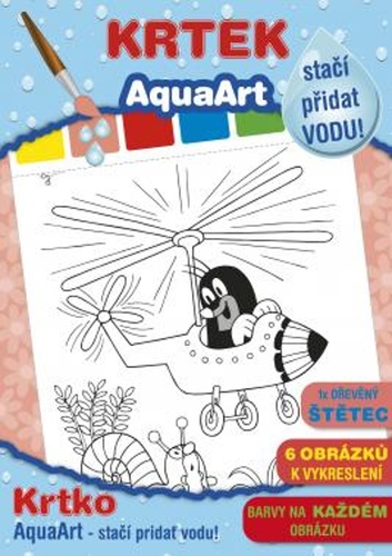 AquaArt A4 Krtek omalovánka