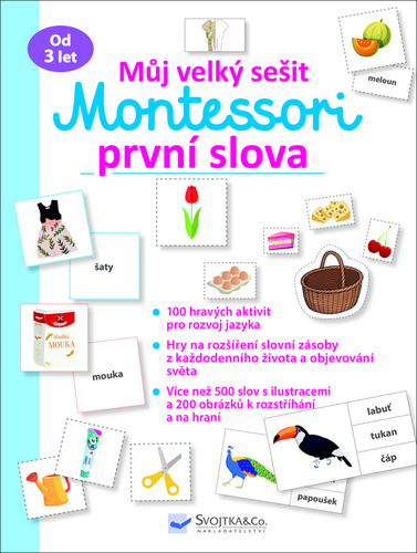 Můj velký sešit Montessori první slova