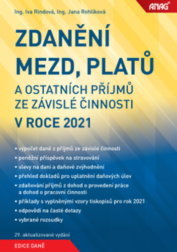 Zdanění mezd, platů a ostatních příjmů ze závislé činnosti v roce 2021