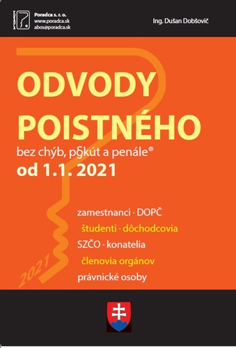 Odvody poistného od 1. 1. 2021