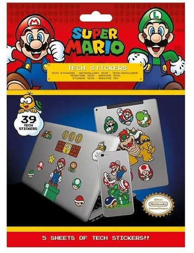 Sada Samolepek Super Mario