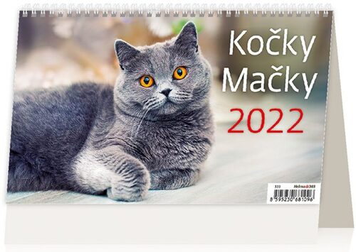Kočky 2022 - stolní kalendář