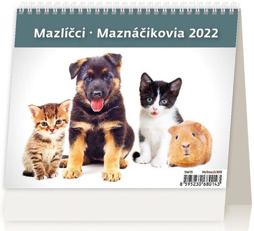 MiniMax Mazlíčci 2022 - stolní kalendář