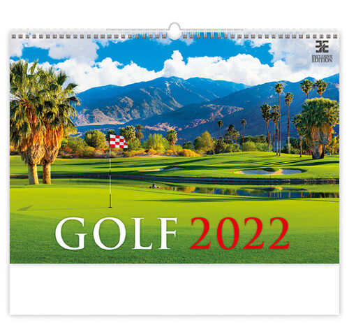 Golf 2022 - nástěnný kalendář