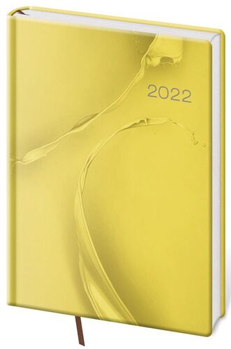 Diář 2022 týdenní A5 Vario - Yellow design