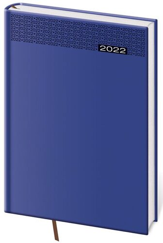 Diář 2022 týdenní B5 Gommato - modrá