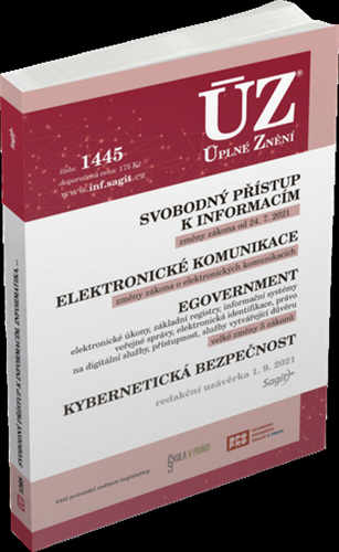 ÚZ 1445 Svobodný přístup k informacím, Elektronické komunikace, eGovernment