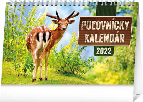 Poľovnícky kalendár 2022 - stolový kalendár