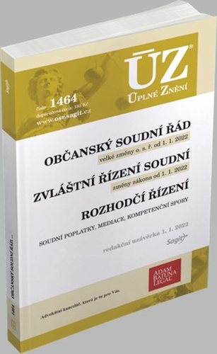 ÚZ 1464 Občanský soudní řád, Zvláštní řízení soudní, Rozhodčí řízení