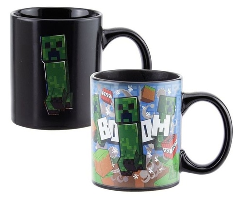 Měnící hrnek Minecraft Creeper 300 ml