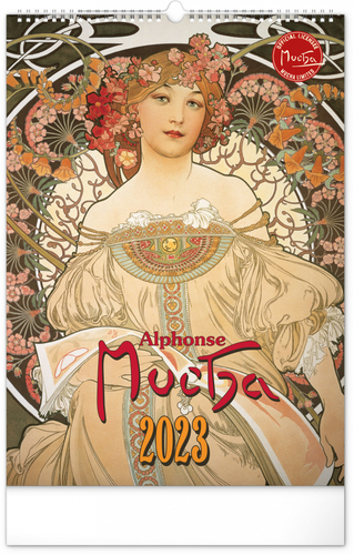 Alfons Mucha 2023 - nástěnný kalendář