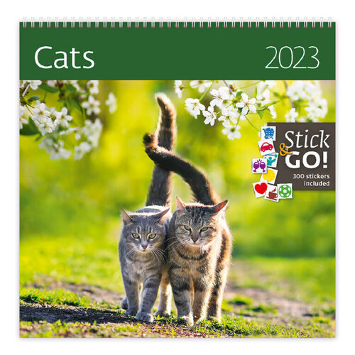 Cats 2023 - nástěnný kalendář