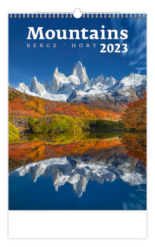 Mountains/Berge/Hory 2023 - nástěnný kalendář