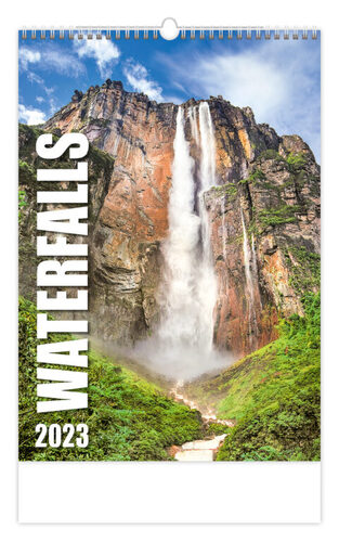 Waterfalls 2023 - nástěnný kalendář