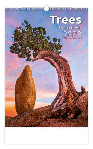 Trees/Bäume/Stromy 2023 - nástěnný kalendář