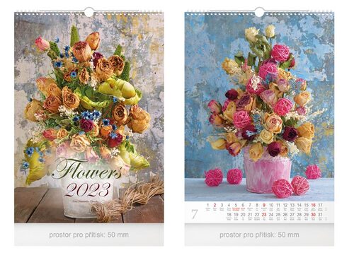 Flowers 2023 - nástěnný kalendář