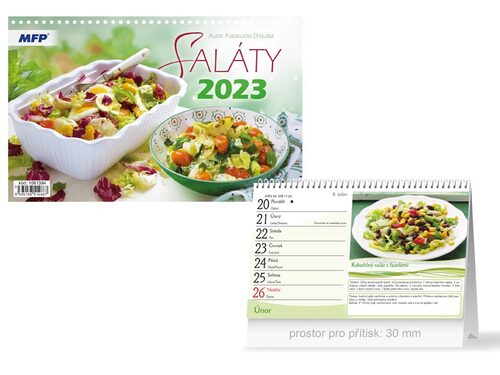 Saláty 2023 - stolní kalendář