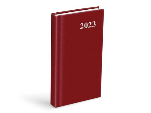 Diář 2023 D802 PVC Red