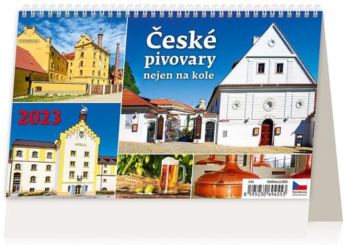 České pivovary nejen na kole 2023 - stolní kalendář