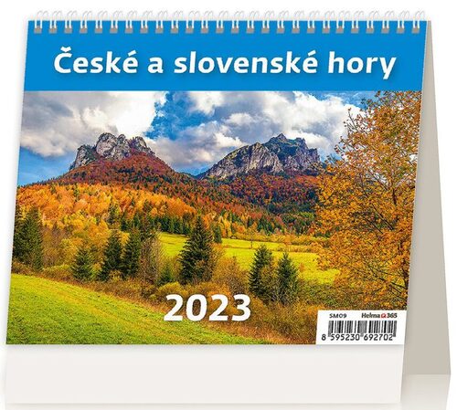 MiniMax České a slovenské hory 2023 - stolní kalendář