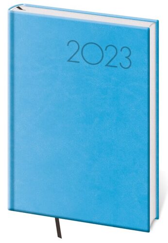 Diář 2023 denní A5 Print - světle modrá