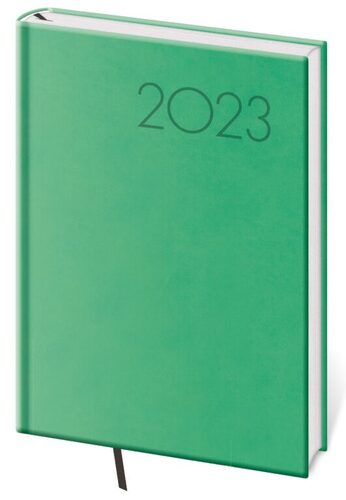 Diář 2023 denní A5 Print - světle zelená
