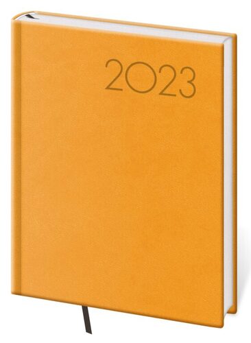 Diář 2023 denní B6 Print - žlutá
