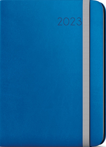 Týdenní diář 2023 Zoro Flexi A5 Modrá