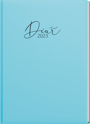 Denní diář 2023 David Pastelo A5 Modrý