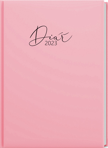 Denní diář 2023 David Pastelo A5 Růžový