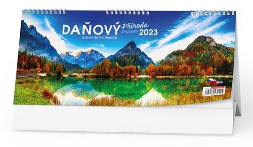 Československý pracovní daňový Příroda - 2023 stolní kalendář