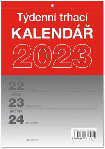 Trhací týdenní 2023 - nástěnný kalendář