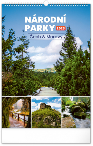 Národní parky Čech a Moravy 2023 - nástěnný kalendář